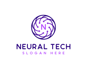 Tech Company Cyberspace logo design