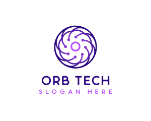 Tech Company Cyberspace logo design