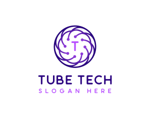 Tech Company Cyberspace logo design