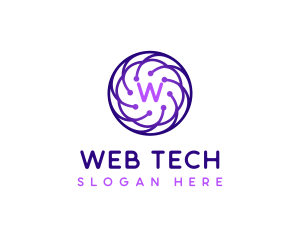 Tech Company Cyberspace logo design