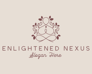 Nature Meditation Yoga logo design