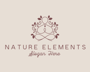 Nature Meditation Yoga logo design