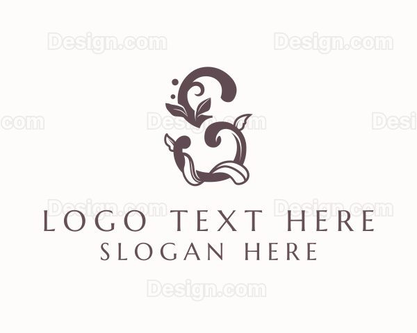 Elegant Vine Letter S Logo