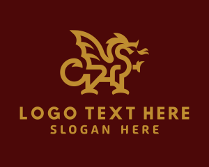 Dragon Mythical Creature logo