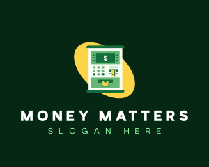 ATM Machine Savings logo design