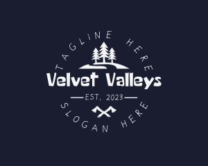 Trekking Trip Valley logo design