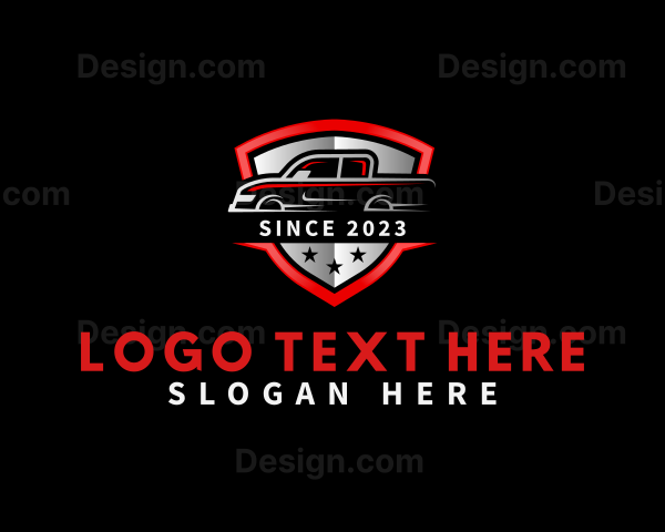 Automotive Garage Pickup Logo