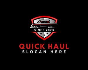 Automotive Garage Pickup logo design