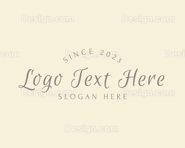 Elegant Wedding Business Logo