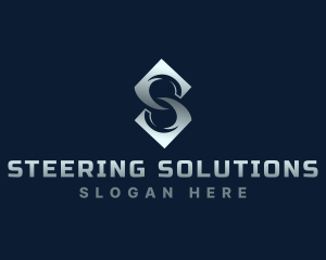 Modern Business Letter S logo design