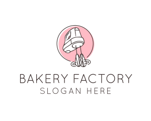 Hand Mixer Bakery logo design