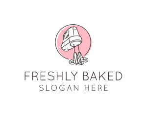 Hand Mixer Bakery logo design