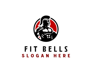 Spartan Fitness Gym logo design