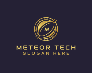 Coin Cryptocurrency Technology logo design