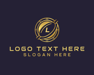 Cryptocurrency - Coin Cryptocurrency Technology logo design