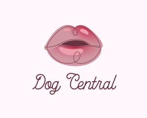 Glossy Full Lips logo design