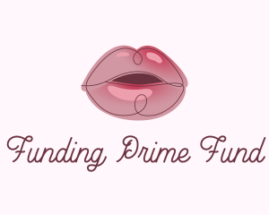 Glossy Full Lips logo design