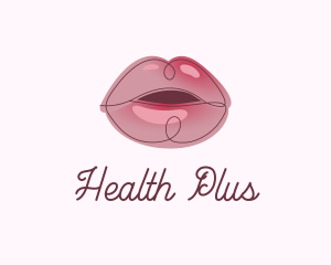 Glossy Full Lips logo design