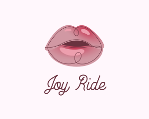 Glossy Full Lips logo design