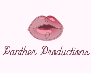 Glossy Full Lips logo design