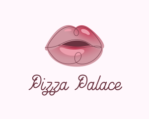 Glossy Full Lips logo design