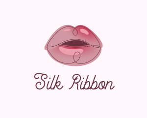 Glossy Full Lips logo design