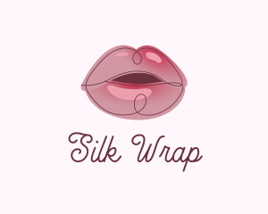 Glossy Full Lips logo design