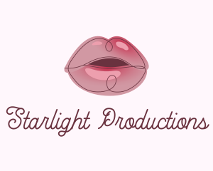 Glossy Full Lips logo design