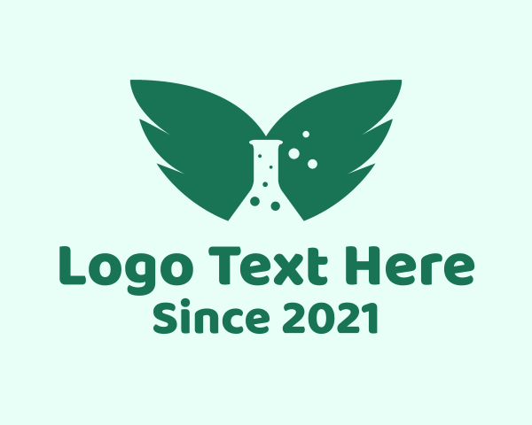 Winged logo example 1