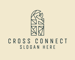 Dove Cross Christian logo