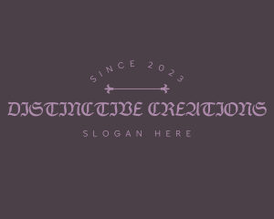 Stylish Gothic Business logo design