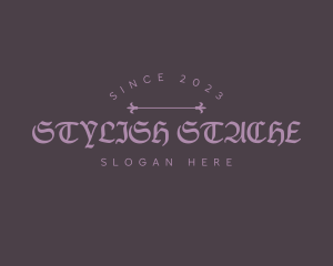 Stylish Gothic Business logo design