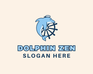 Aqua Sailor Dolphin logo