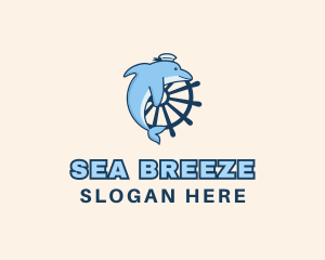 Aqua Sailor Dolphin logo