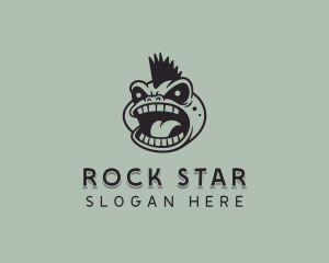 Punk Rock Monster logo design