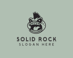 Punk Rock Monster logo design