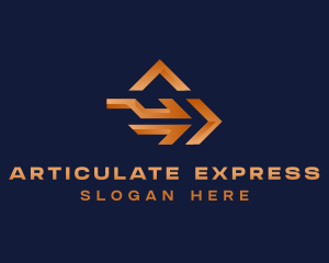 Arrow Logistics Express logo design