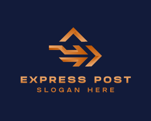 Arrow Logistics Express logo design