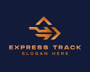 Arrow Logistics Express logo design