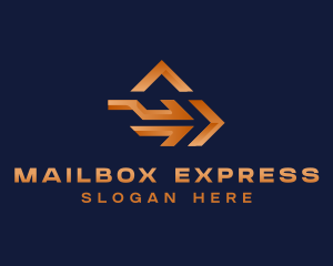 Arrow Logistics Express logo design