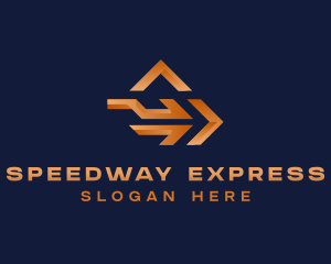 Arrow Logistics Express logo design