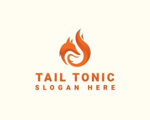 Fire Fox Tail logo