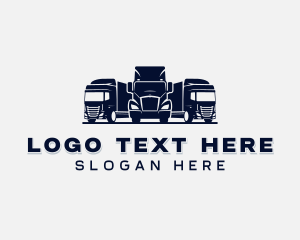 Delivery Transportation Truck logo