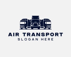 Delivery Transportation Truck logo design