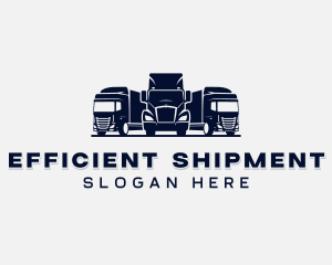 Delivery Transportation Truck logo design