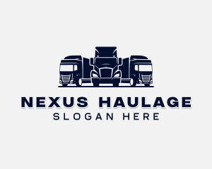 Delivery Transportation Truck logo design