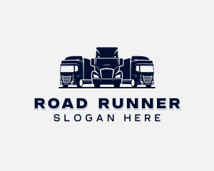 Delivery Transportation Truck logo design