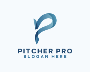 Modern Company Letter P logo design