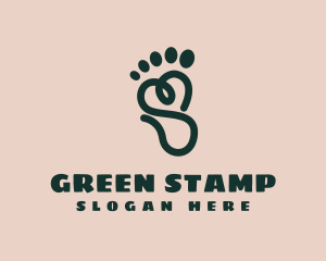 Scribble Foot Massage logo design