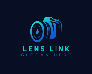 Camera Photographer Lens logo design